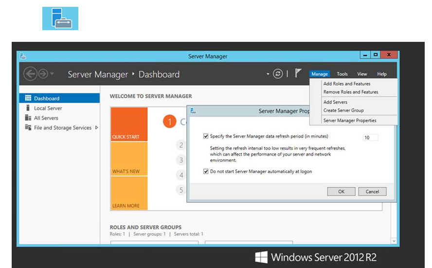 Adjusting Server Manager settings on 2016 so it doesn’t automatically start upon login Riptide