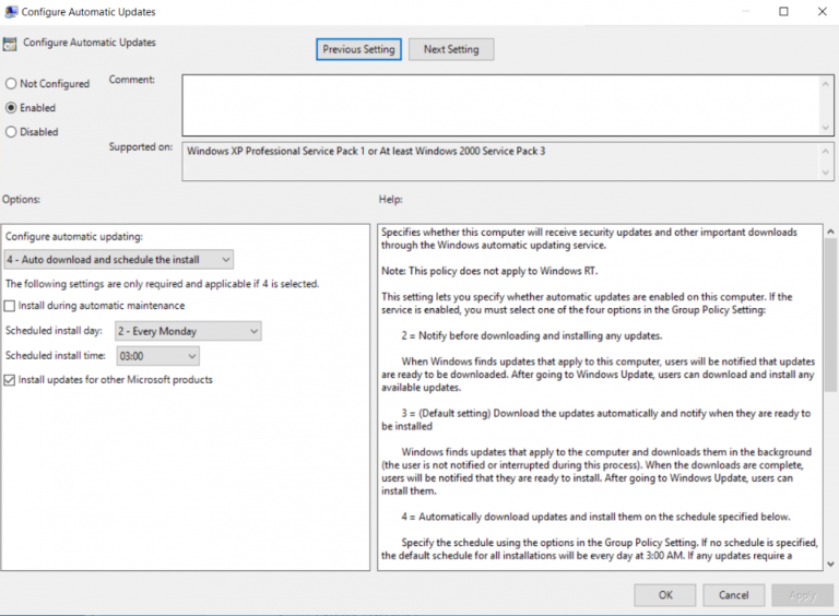 How to modify timing of Windows Updates in Windows Server 2016 to ...